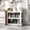 White, variant on IKIMI 3-Tier Metal Storage Shelves, Heavy Duty Garage Shelving Storage Rack with Adjustable Shelves for Home, Shed, Warehouse,Basement, Black,31.5"H x 34"W x 18"D
