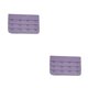thumbnail image 1 of Minnieouse Correa de extensión Extensores de sujetador Hebilla 4 Gancho Sujetador Accesorios transpirables Botones Clips 3 filas para ropa interior violeta 2piezas Minnieouse CBP461025, 1 of 5