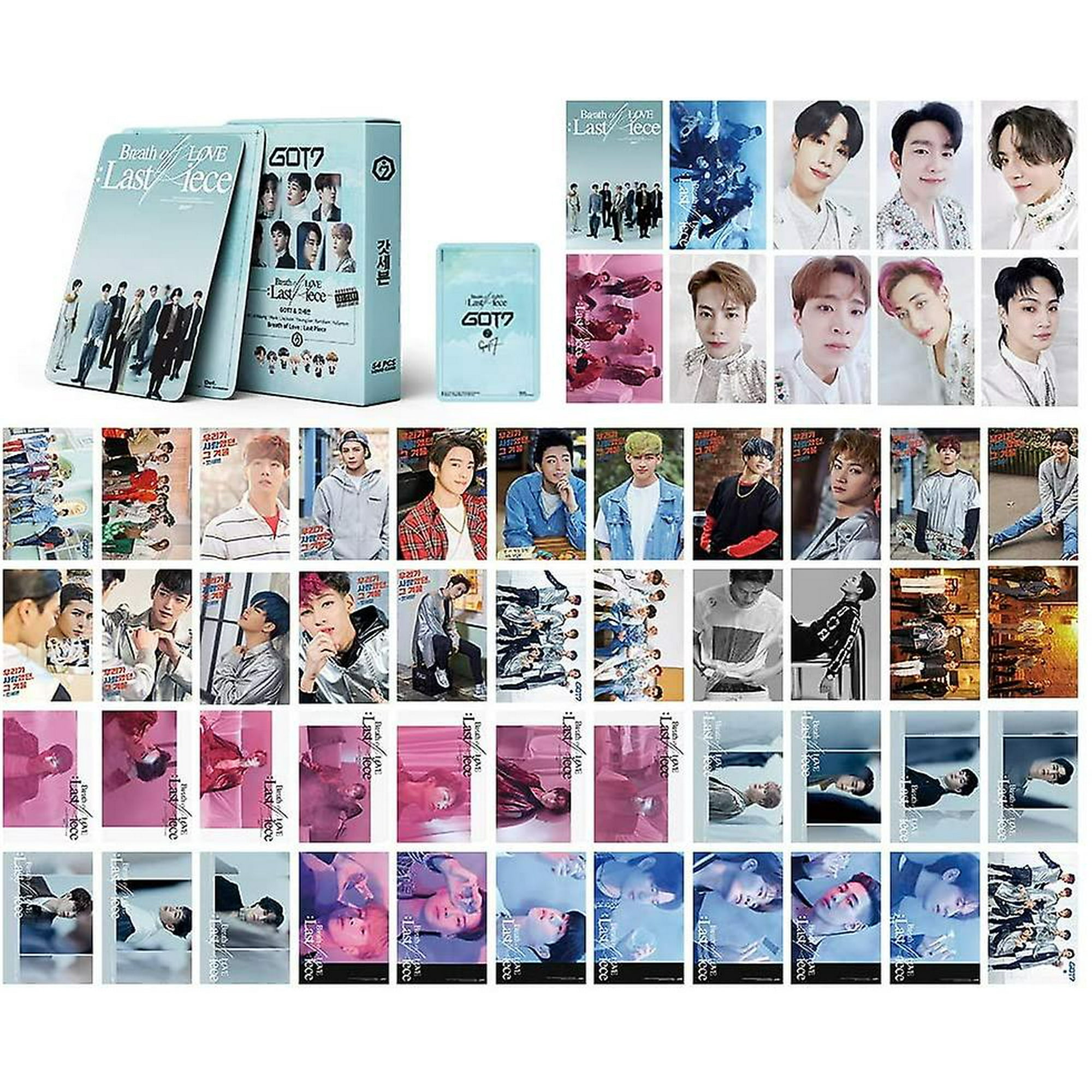 55pcs Got7 Lomo Card Breath Of Love : Last Piece Poster Card Kpop