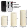 thumbnail image 2 of Paquete de 24 velas LED sin llama con control remoto y temporizador, 2 of 5