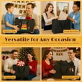 thumbnail image 7 of 3pcs Extra Large Black Gift Bags with Handles, 15.7 x 11.3 x 5.5 in Reusable Big Paper Present Bags with Tissue Paper for Men, Birthday, Business or Holiday Use, 7 of 7
