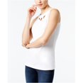 thumbnail image 1 of Camiseta sin mangas con recortes para mujer de INC, blanca, mediana I-N-C Camiseta sin mangas, 1 of 2