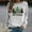 White, variant on EchfiProm Merry Christmas Sweatshirts for Women Graphic Plus Size Sweatshirt Oversized Letter Print Pullover Womens Clothes Long Sleeve