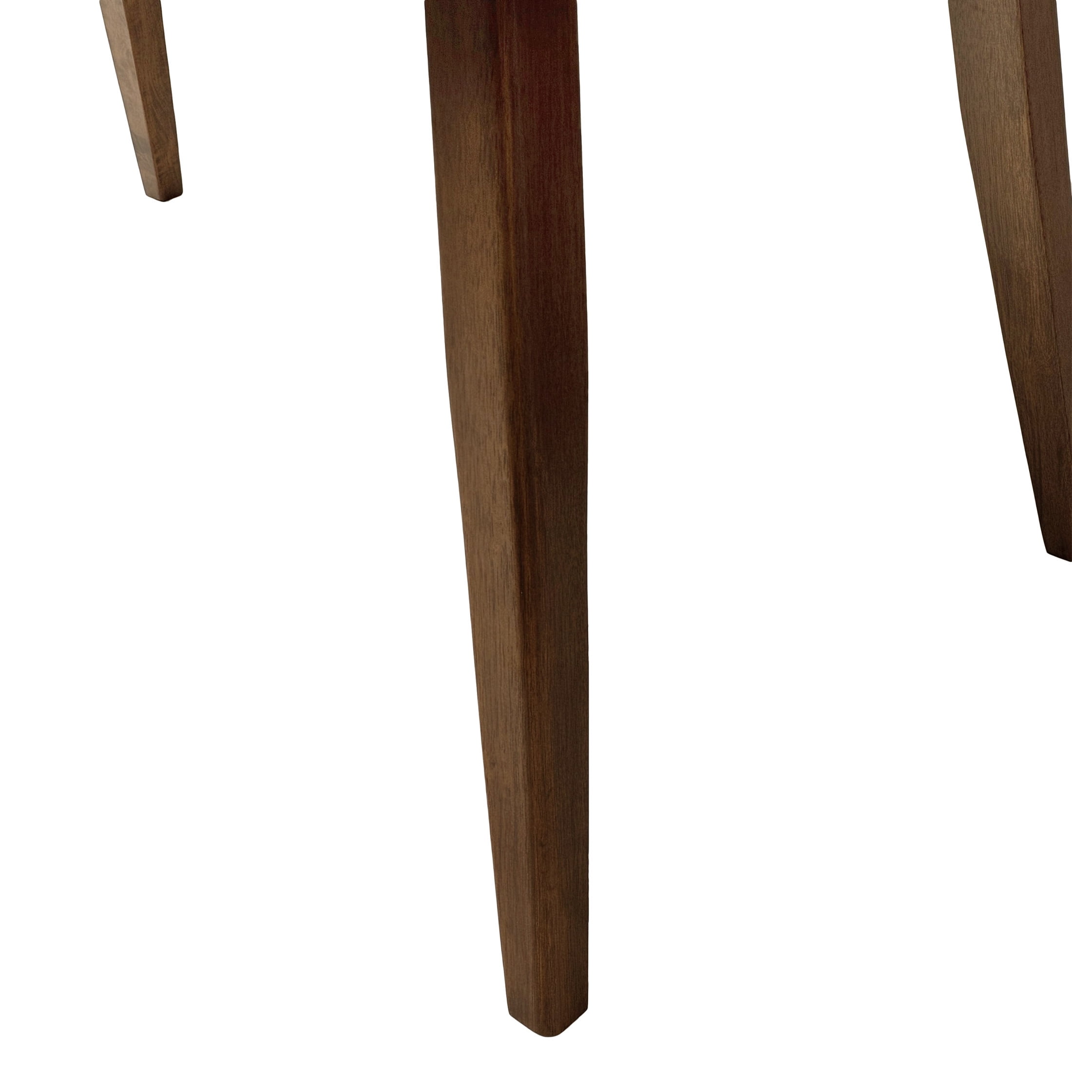 Darien Rectangular Dining Table in Walnut Finish with Rubber Wood Construction