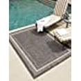 thumbnail image 3 of Unique Loom Outdoor Border Collection Transitional Flatweave Black Area Rug, 4' 0 x 6' 0, 3 of 10