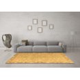 thumbnail image 3 of Ahgly Company Indoor Square Oriental Brown Modern Area Rugs, 4' Square, 3 of 4