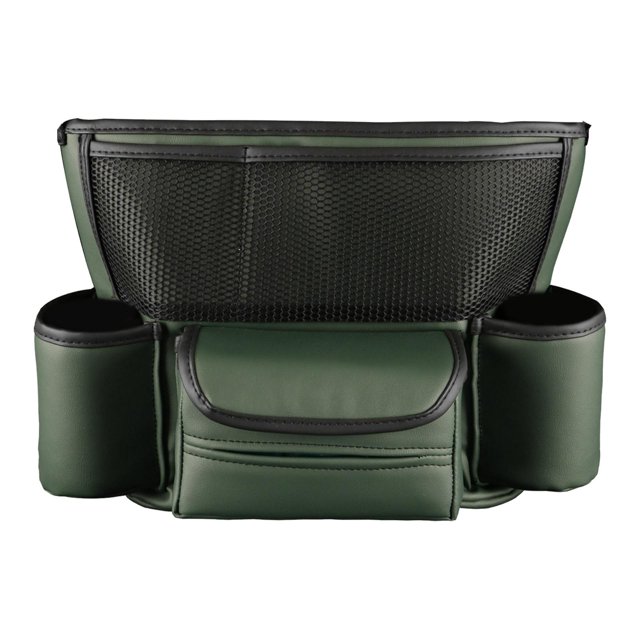 Organizador , organizador de almacenamiento entre asientos, gran capacidad de carga, bolsillo para consola , barrera Verde DYNWAVEMX Organizador de almacenamiento