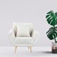 thumbnail image 5 of 1:12 casa de de sofá con almohada mobiliario modelo para niñas DIY juguete de la decoración artesanía accesorio blanco Baoblaze Sofá de casa de muñecas, 5 of 8