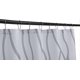 thumbnail image 3 of Extra Long Textured Fabric Shower Curtain 72 Inches Wide By 84 Inches Length, Machine Washable Silver Gray Printed Bathroom Curtains, 3 of 4
