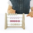 thumbnail image 4 of Milaget Wooden Abacus for Kids Math Math Learning Counters Counting Frame Arithmetic for Pink, 4 of 8