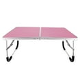 thumbnail image 1 of Almencla Table Pliante en Alliage d'Aluminium Extérieur Portable Camping BBQ Bureau de Salle à Manger Rose, 1 of 8
