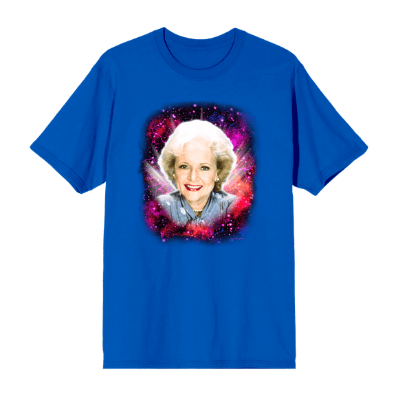 Golden Girls Rose Galaxy Headshot Crew Neck Short Sleeve Men's T-shirt-Medium