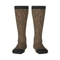 thumbnail image 1 of Balery Brown Leopard Calcetines novedosos Calcetines deportivos Calcetines hasta la rodilla Calcetines de algodón Calcetines originales y geniales, 1 of 6