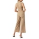 thumbnail image 3 of Mono sin mangas elegante de oficina para mujer INSPIRE CHIC con cinturón ancho color caqui XS, 3 of 6