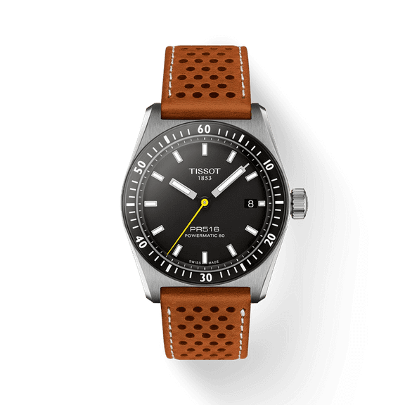 Tissot PR516 Powermatic 80 Automatic Black Dial Men's Watch T1494071605100