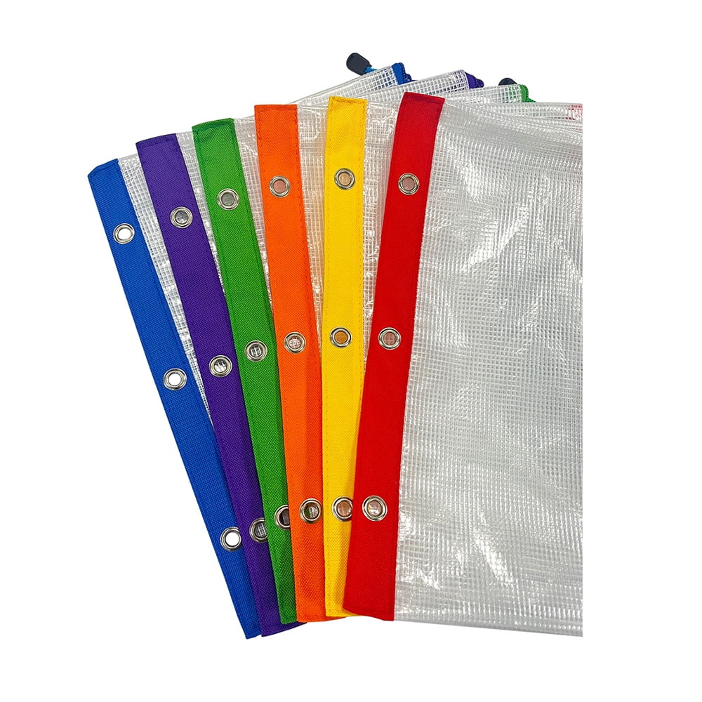 Pen + Gear Mesh Zip Pouches with Metal Grommets, Assembled Product Height  9.65 