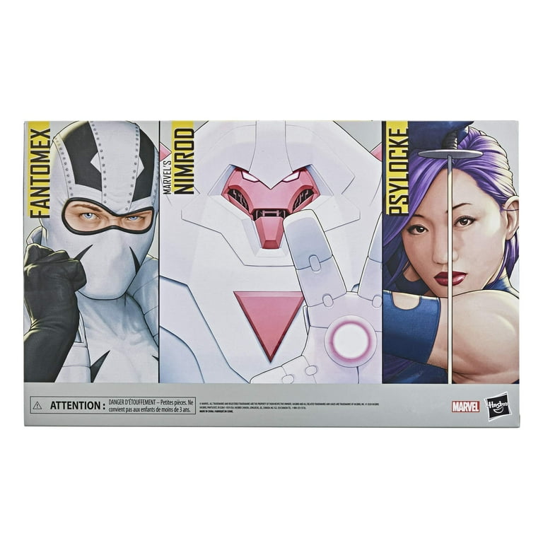 マーベルレジェンズ Psylocke Nimrod Fantomex 3体セット Marvel Legends Psylocke, Nimrod & Fantomex Action Figure 3