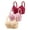 Wine, variant on Akiihool Womens Plus Size Bras for Women Women's Motive Cotton Lightly Lined Bralette Bra (BK1,46)