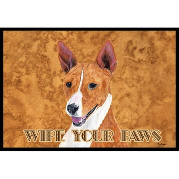 Carolines Treasures  18 x 27 in. Basenji Indoor & Outdoor Doormat