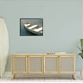 thumbnail image 2 of Stupell Industries Lone Canoe Boat Floating Deep Lake Painting Black Framed Art Print Wall Art, Design by Kim Allen, 2 of 8