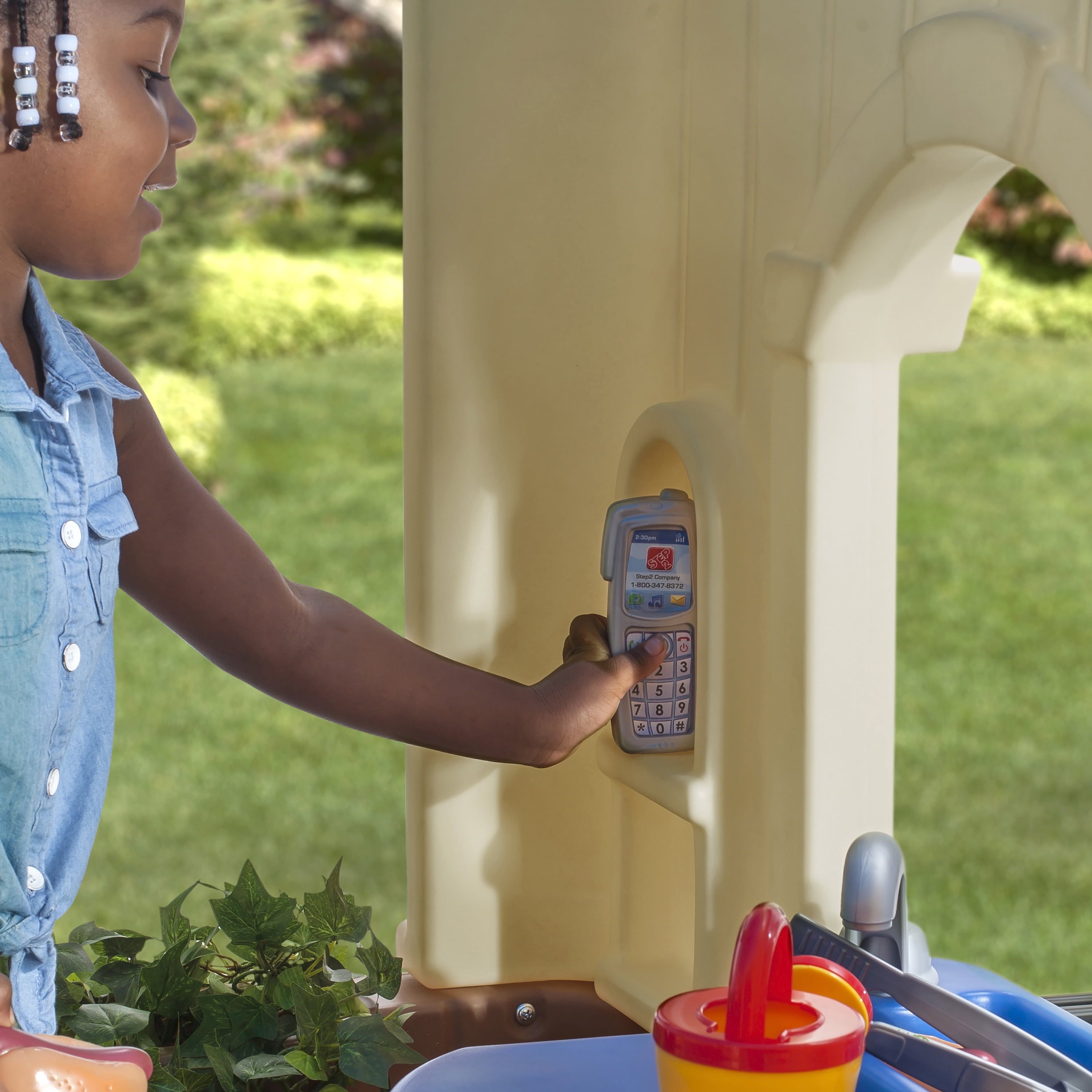 Finders Step2 Neat And Tidy Cottage Blue Playhouse For Toddlers