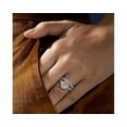 thumbnail image 3 of 1.00 Carat Excellent Round Cut Natural Diamond Beautiful Bridal Eternity Band for Bride Solid 14K White Gold Size 5, 3 of 8