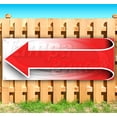 thumbnail image 1 of Arrow Left 13 oz Vinyl Banner With Metal Grommets, 1 of 4