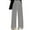 Solid, variant on Nafuu Ladies Casual Pants Solid Color Velvet Wide Leg With Rhinestone Details High Waist Straight Leg Comfortable Wear Versatile Home Trousers