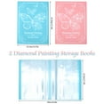 thumbnail image 3 of ZYNERY 2 Pack A3 Diamond Painting Storage Book, 60 Pages Art Portfolio Diamond Art Storage Large Art Folder - Suitable for 12x16 inch Art Painting (Pink + Blue), 3 of 8