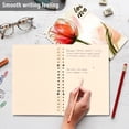 thumbnail image 5 of Flower Love Mom Ring Binder Notebook Journey Note Diary College Ruled Spiral Notebook Study Loose Leaf Paper A5 60 Pages, 5 of 8