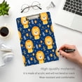 Acrylic Writing Board Silver 12.5*9 Inch Clipboards Transparent Acrylic ...