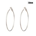 thumbnail image 4 of Pendientes de aro Sonducket Plata 7cm, 4 of 6