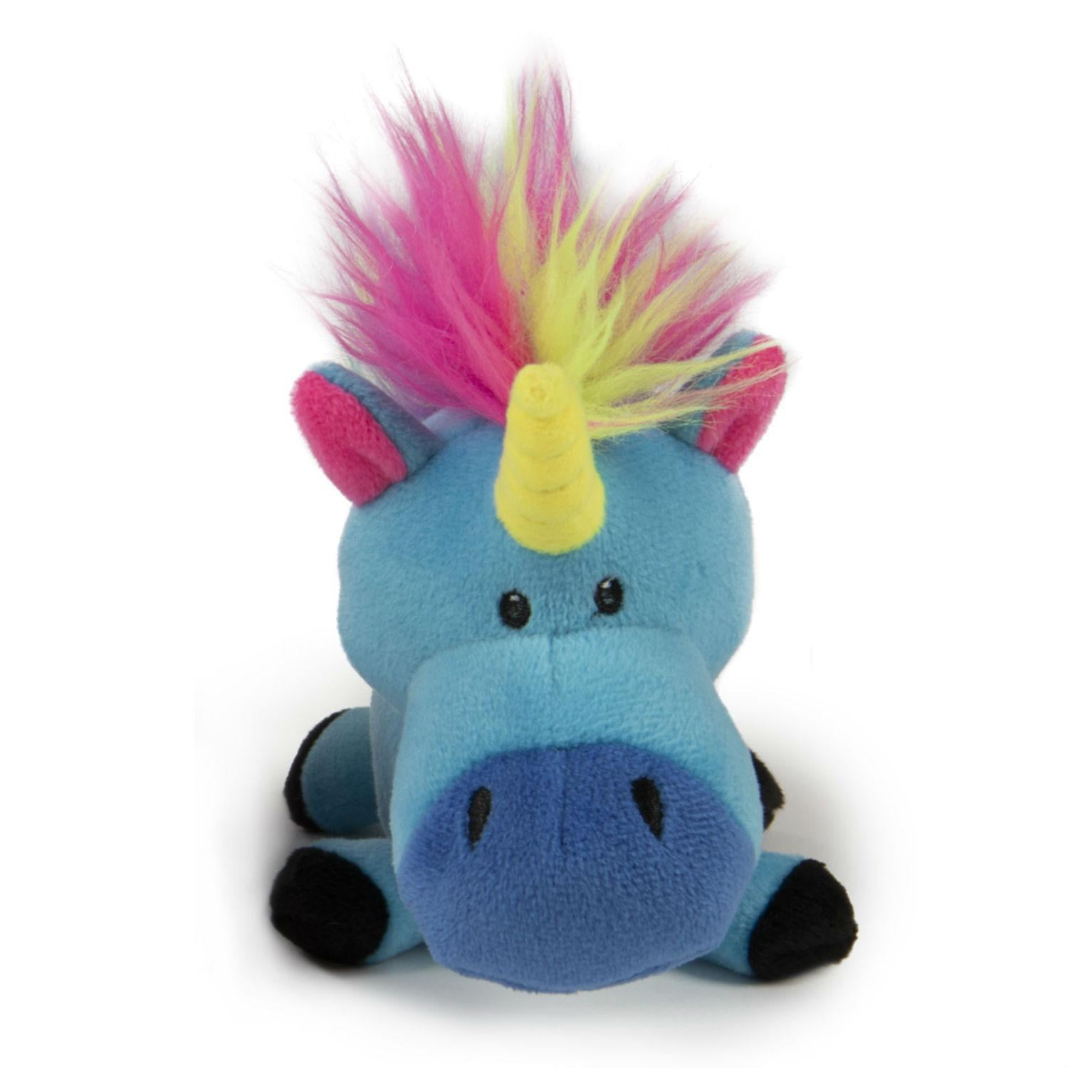 goDog Unicorn Plush Dog Toy - Blue - Walmart.com