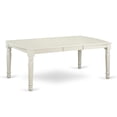 thumbnail image 2 of East West Furniture Dover 5-piece Wood Dining Set in Linen White, 2 of 10