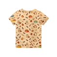 thumbnail image 5 of Cute Tops for Kids Girls Size 9-10 Short Sleeve Funny Animal Graphic Big Sister Outfit Tee Tops Summer Trendy Kids Shirts Crew Neck T-Shirts Khaki, 5 of 5