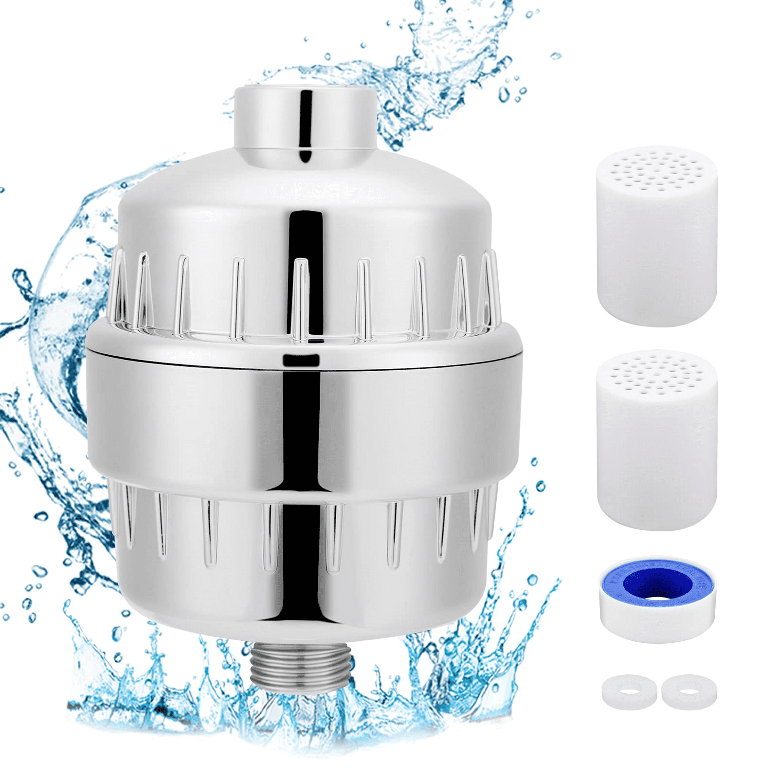 Buy Welltop 20 Stage Shower Filter High Output Shower Water Filter