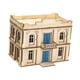 thumbnail image 2 of Kits de modelos de arquitectura a escala 1:72, rompecabezas 3D, modelo de casa de madera para escena única 2 pisos, 2 of 9