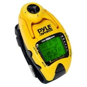 Wind Speed Meter w/ Wind Chill Temp., Altimeter, Barometer, Compass, 10 Laps Chronograph Memory, Yacht Timer (Yellow Color)