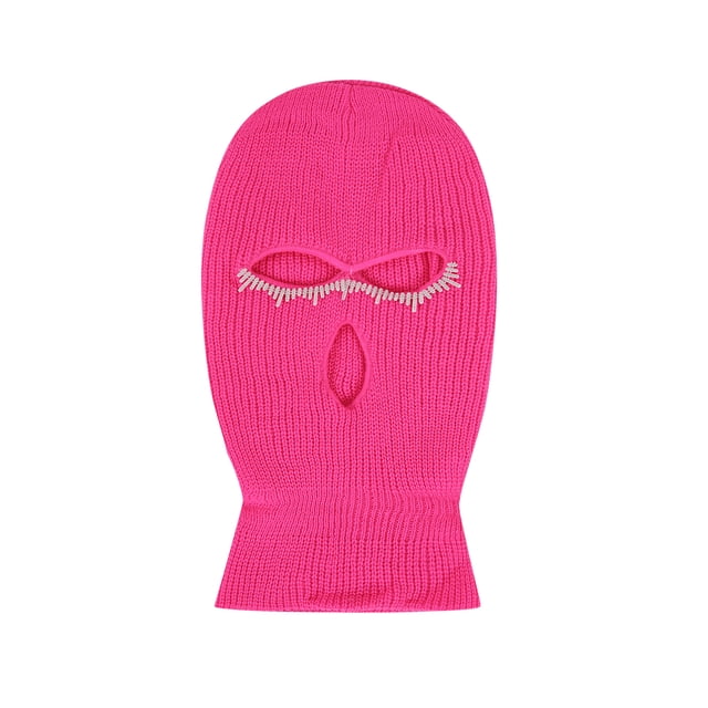 xiaxaixu Chapeau pour Femmes, Automne Hiver Chaud Bonnet Tricoté avec Strass