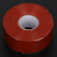 thumbnail image 2 of Cinta de silicona autofusionable, cinta resistente al agua, cinta adhesiva fuerte para reparación de tuberías de emergencia de manguera, unión de plomería, 2,5 cm de ancho, rojo/blanco(rojo), 2 of 8