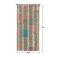 thumbnail image 5 of Pioneer Flower Floral Print Pattern Shower Curtain 36"x72", Bathroom Decorative Shower Curtain Set with 12 Hooks, Waterproof Washable, 5 of 6