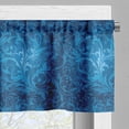 thumbnail image 3 of Ambesonne Vintage Window Valance, Monotone Garden Flourishes, 54" X 12", Sea Blue Sky Blue, 3 of 5