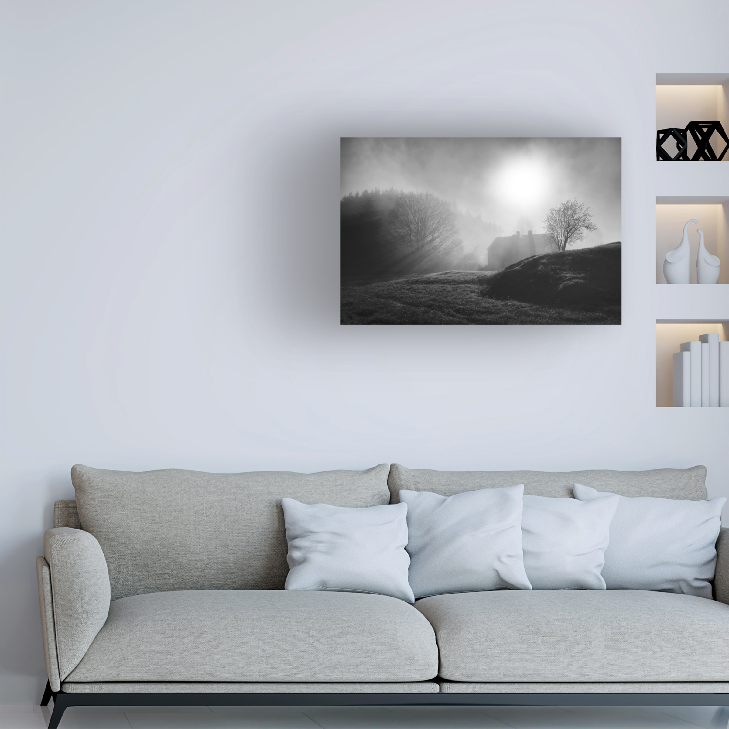 Lars Arvid Hellebo 'Pastoral Song' Canvas Art