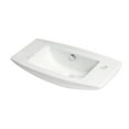 thumbnail image 7 of ALFI Brand ABC115 White 20" Small Wall Mounted Ceramic Sink with Faucet Hole, 7 of 7