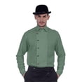 thumbnail image 1 of The Pirate Dressing C1293 Ulysses Side-Button Shirt- Green - Large, 1 of 1