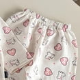 thumbnail image 4 of Baby Boys Girls Pajama Sets Toddler Long Sleeve Sleepwear Sets Rayon From Bamboo Pajamas Sets,gentle‑on‑skin 6-12 Months 12-24 Months 2t 3t 4t 5t 6t 7t 8t 9t Children Light Pink 3-4 Years, 4 of 5