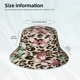 thumbnail image 3 of Fotbe Leopard Dots Sombrero Tipo Pescador con Estampado – Sombrero de Sol de Algodón de Moda para Playa, Golf, Pesca, 3 of 6