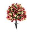 thumbnail image 2 of Spring And Summer Artificial Imitation Rose Flowers For Ground Planting In Outdoor Gardens Courtyards And Porch Decorations, 2 of 6