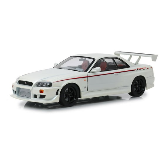 1999 Nissan Skyline GT-R R34 , Pearl White - Greenlight 19049 - 1/18 scale Diecast Model Toy Car