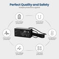 thumbnail image 3 of PowerHOOD 12V Replacement Adapter Compatible with MeoWant Self Cleaning Cat Litter Box LR01 MW-LR01 APP Control Automatic Litter Box for Multi Cats, 3 of 3